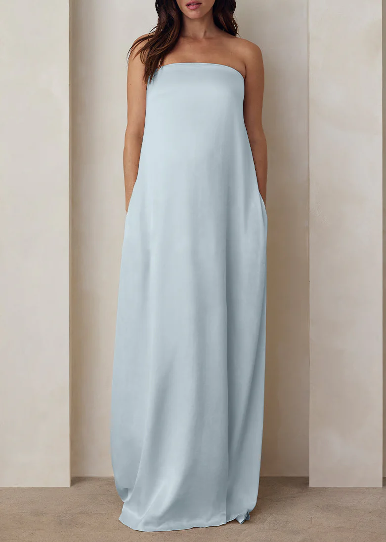 Brushed Satin Gown - Image 20