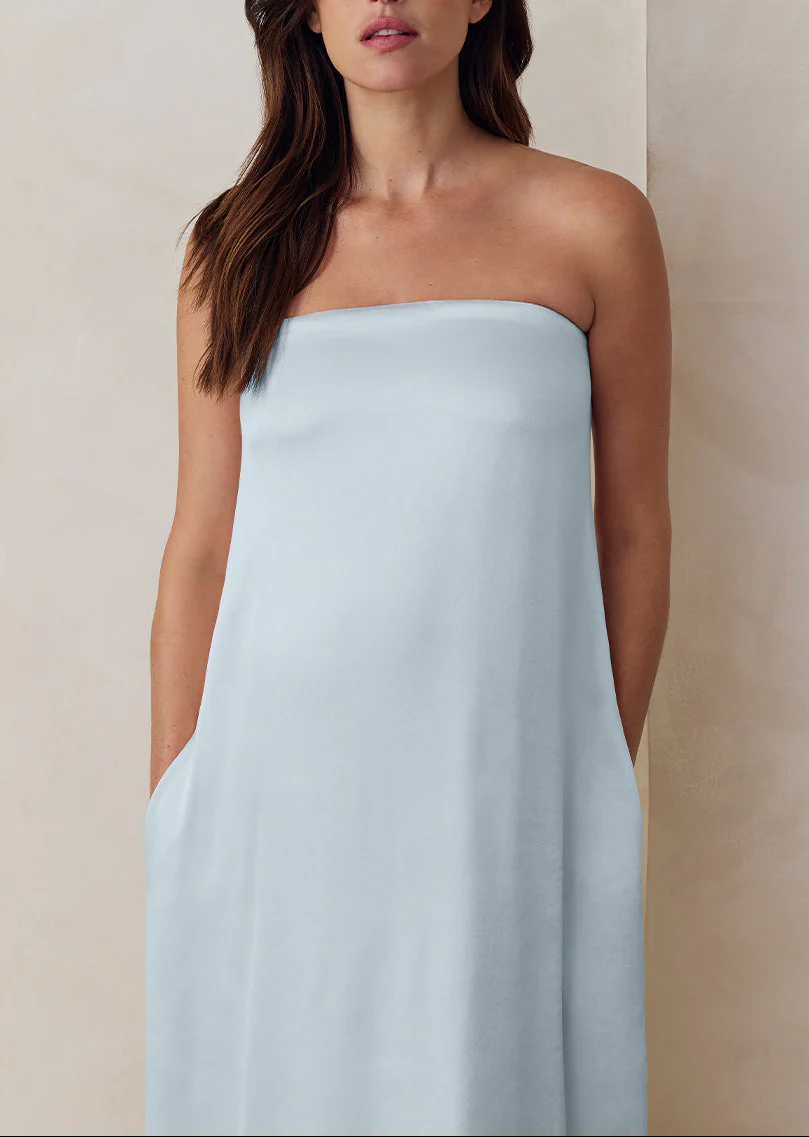 Brushed Satin Gown - Image 21