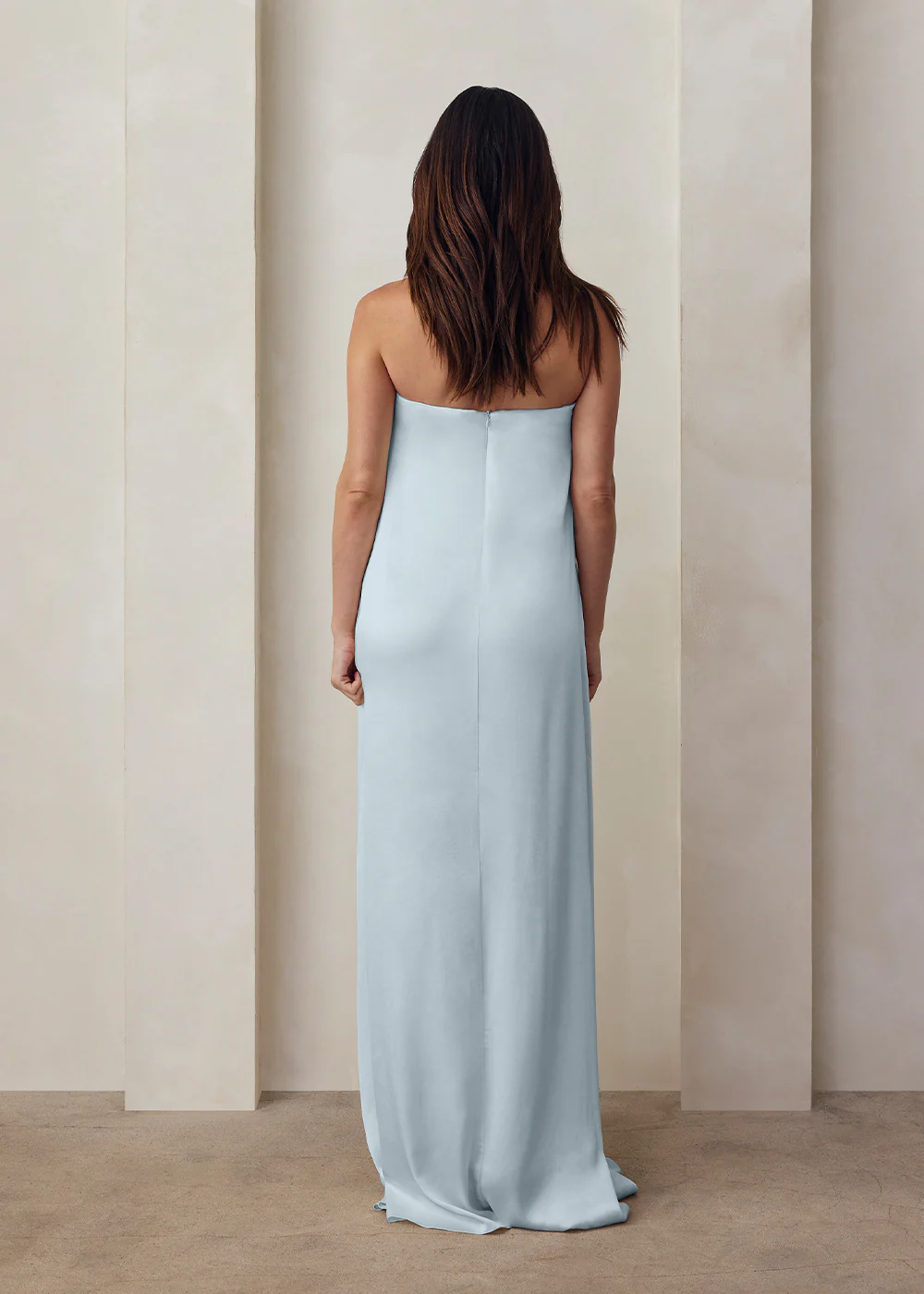 Brushed Satin Gown - Image 24