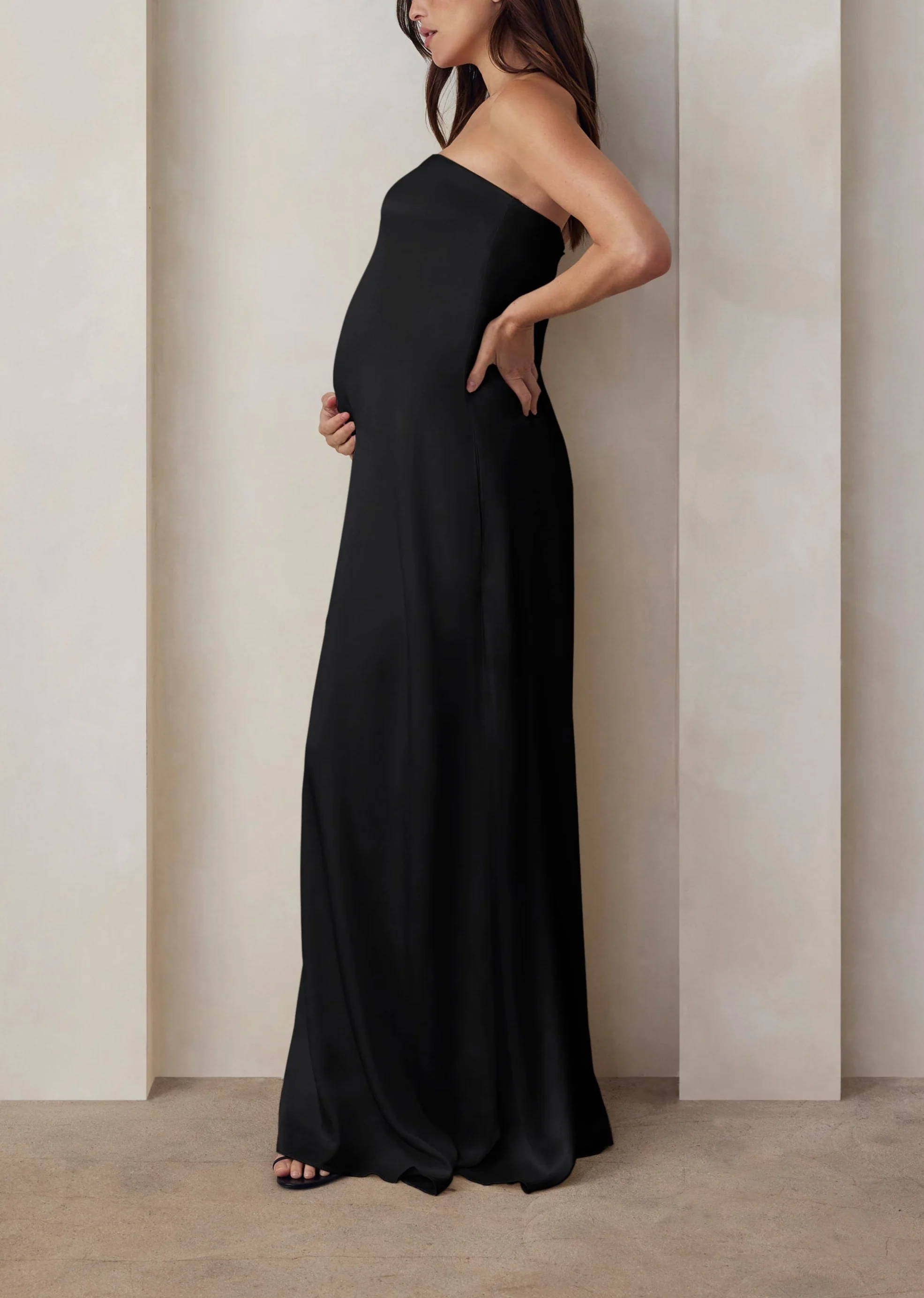 Brushed Satin Gown - Image 26