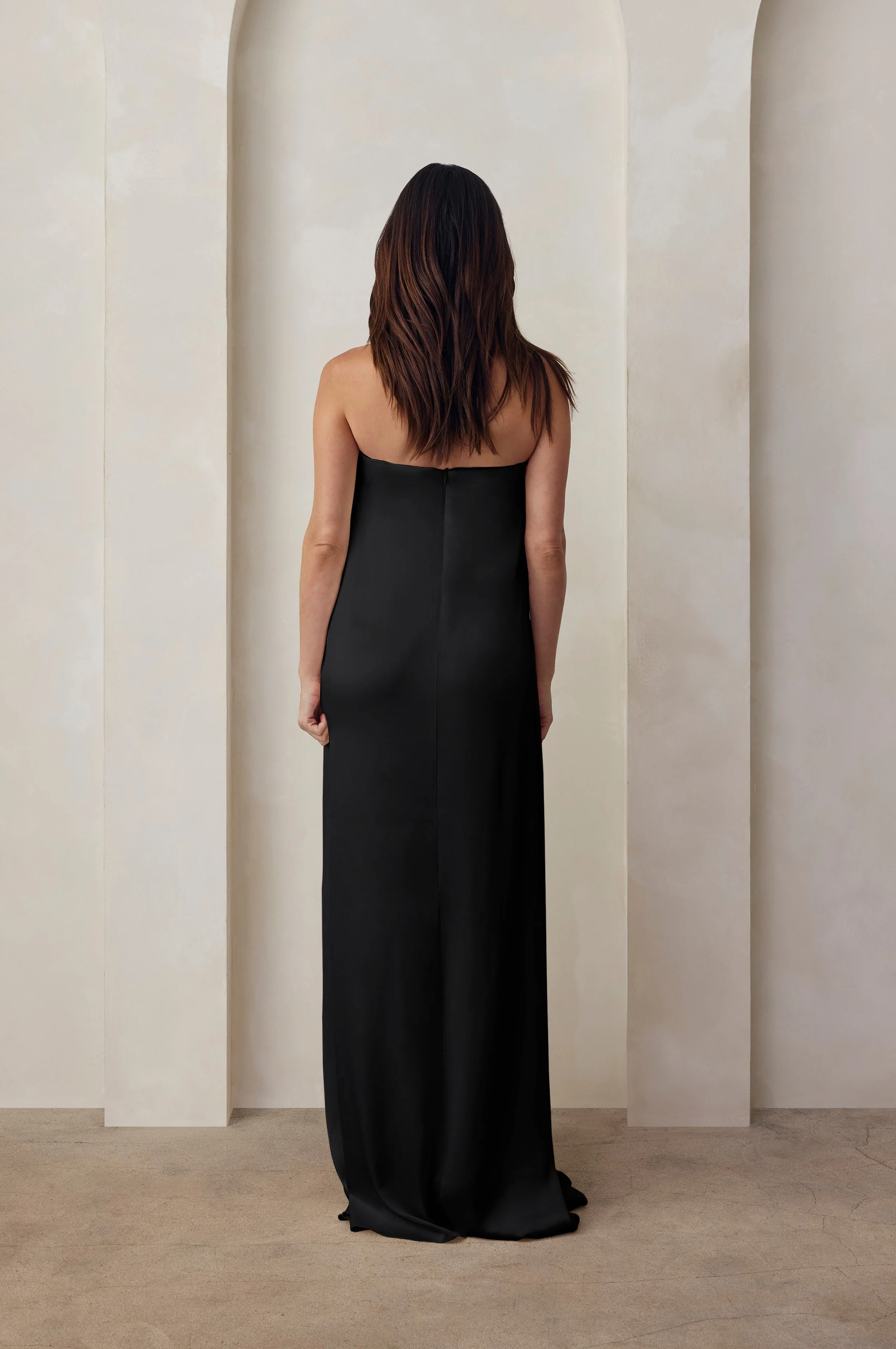 Brushed Satin Gown - Image 28