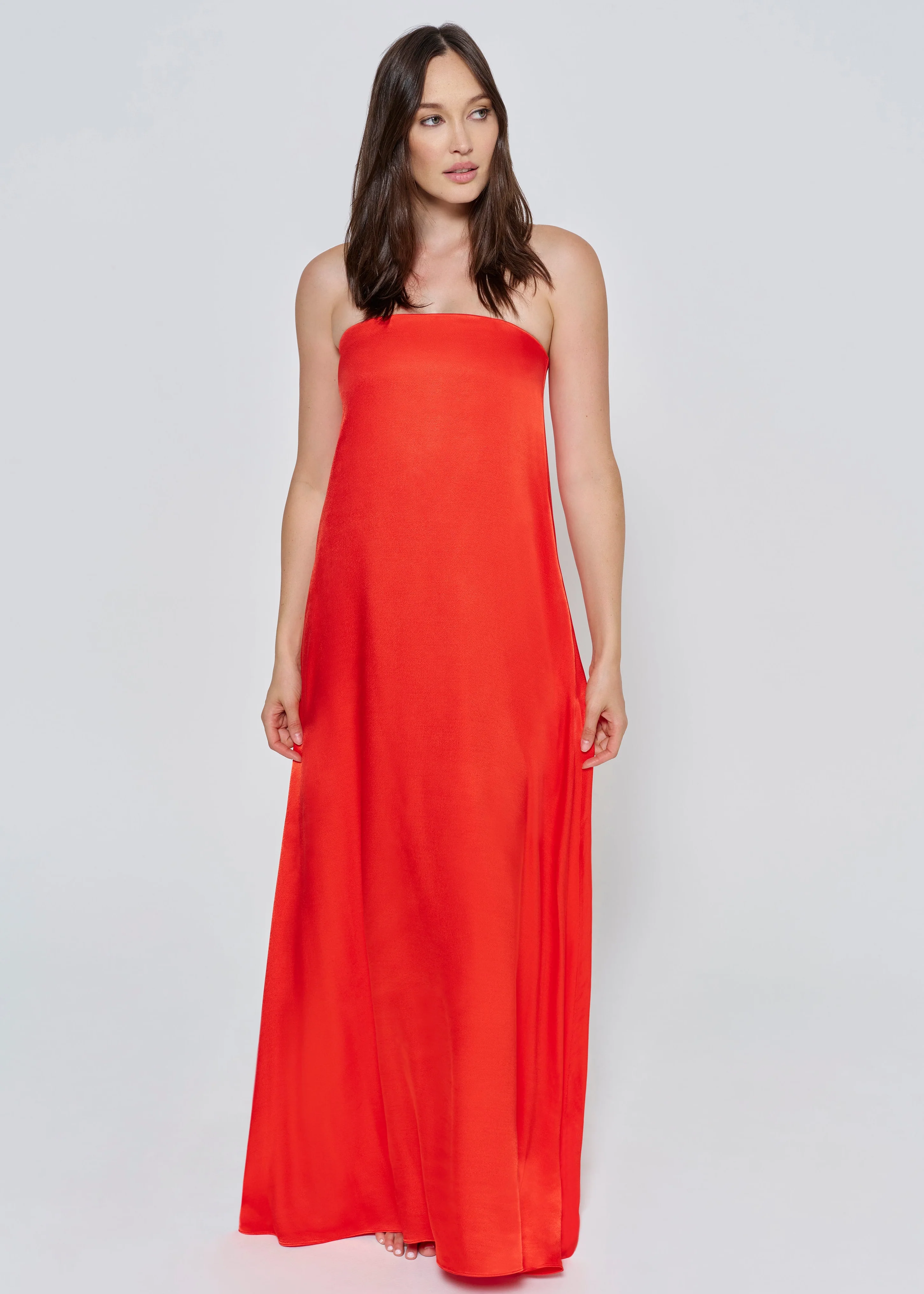 Brushed Satin Gown - Image 32