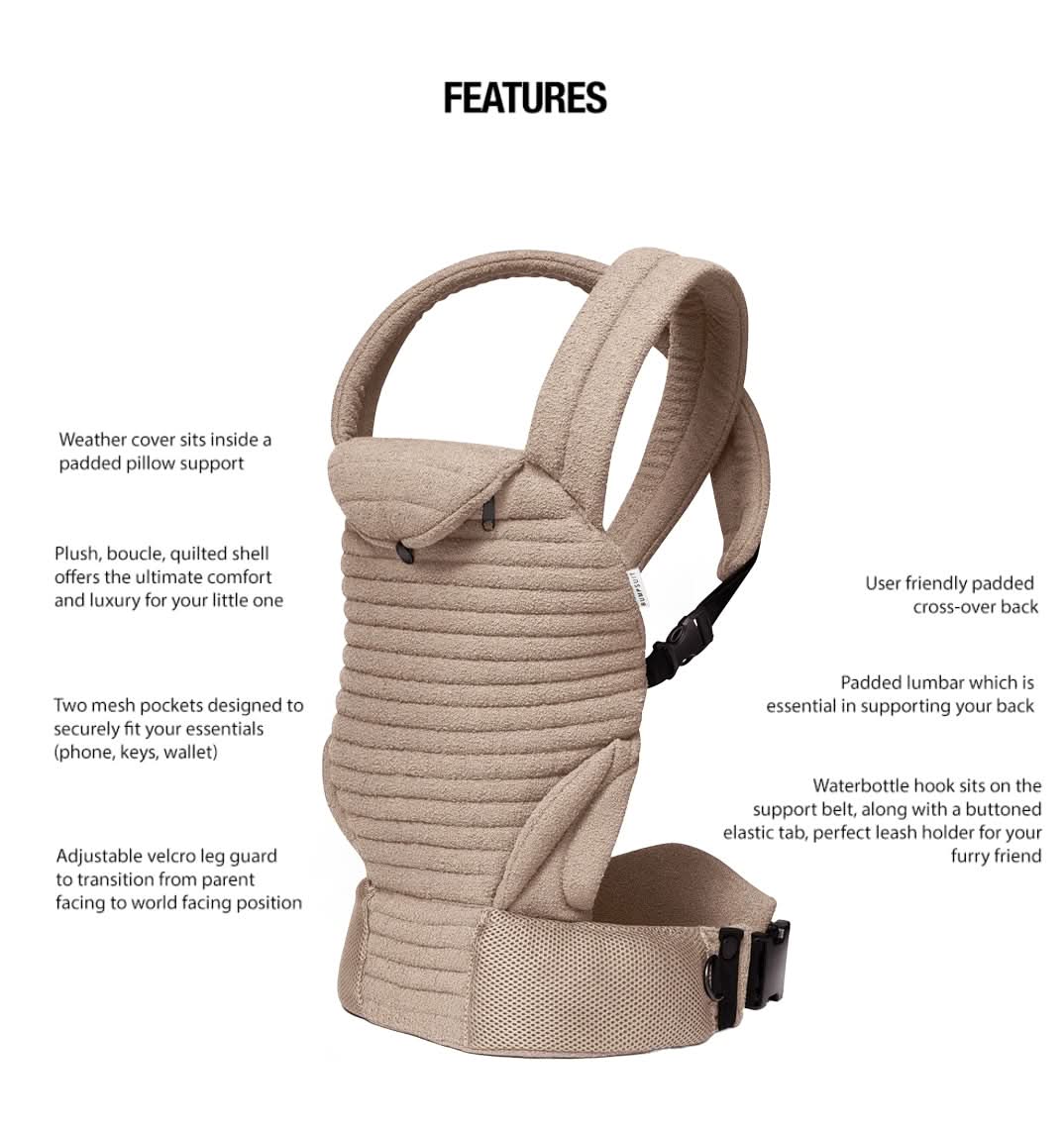 The Armadillo Baby Carrier - Oyster - Image 5