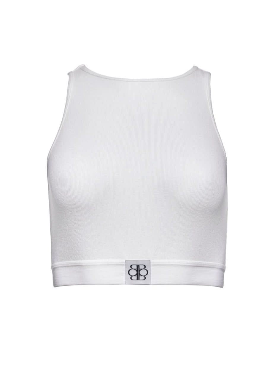 Cotton Rib Crop Top - Image 11