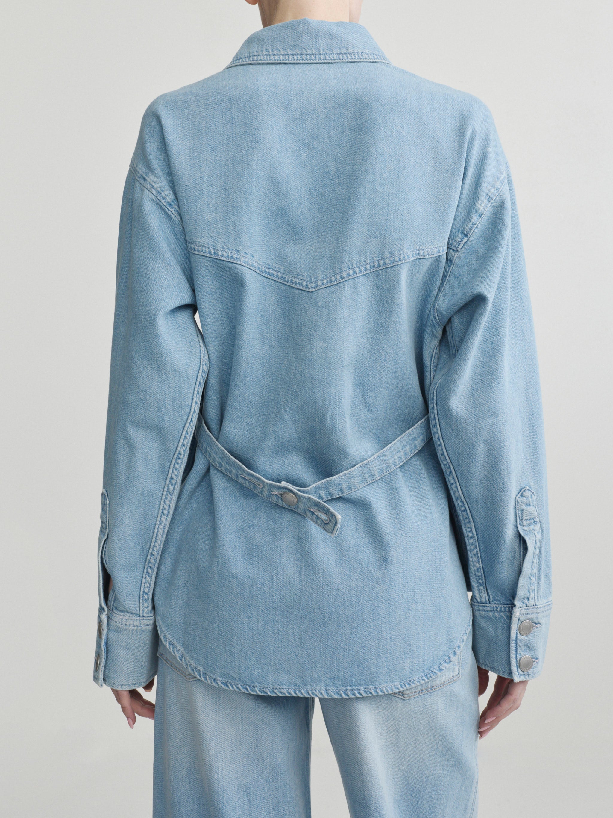 DL1961 x Bumpsuit Addison Overshirt Maternity - Image 5