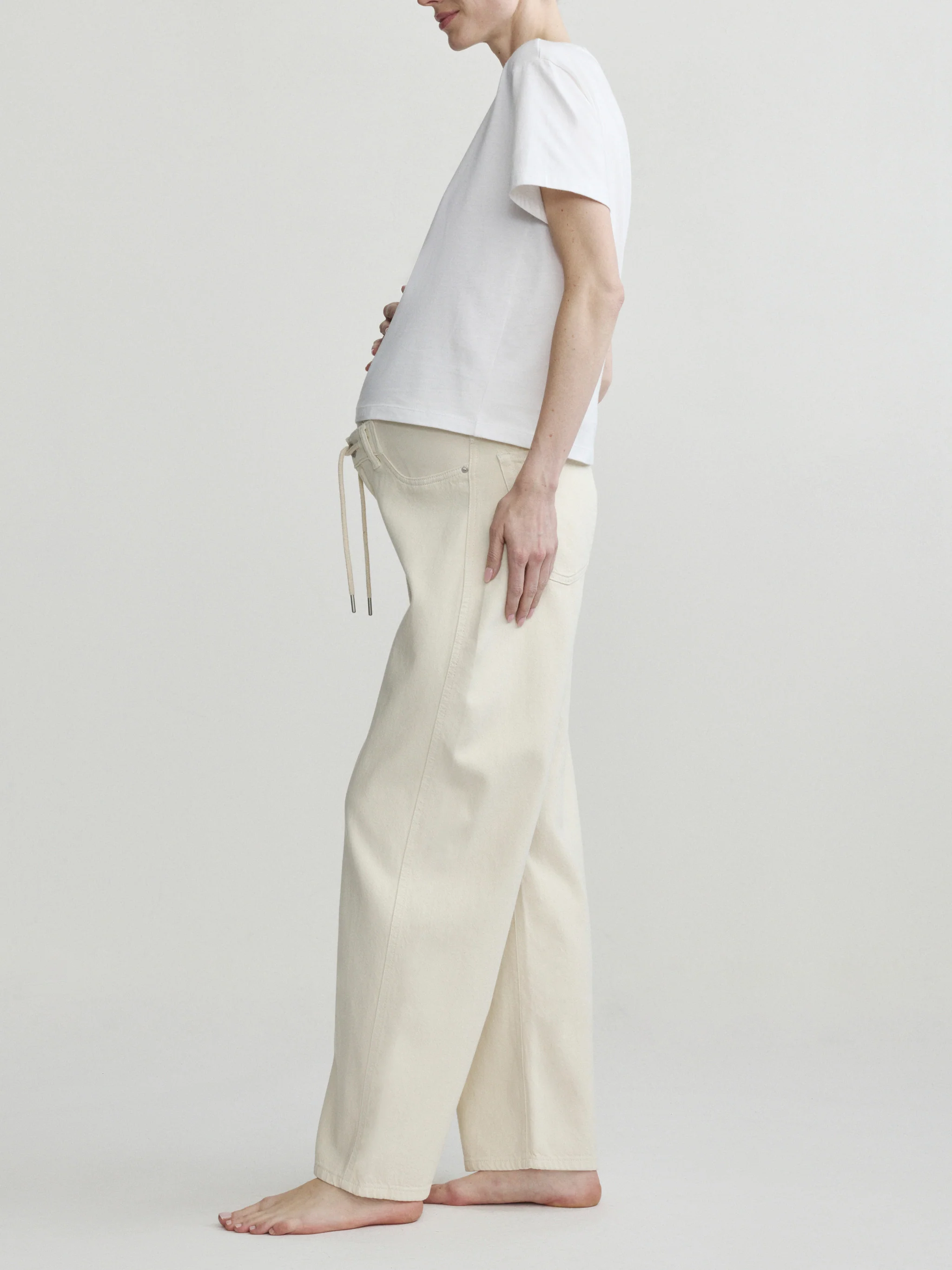 DL1961 x Bumpsuit Girlfriend Tee Maternity - Image 4
