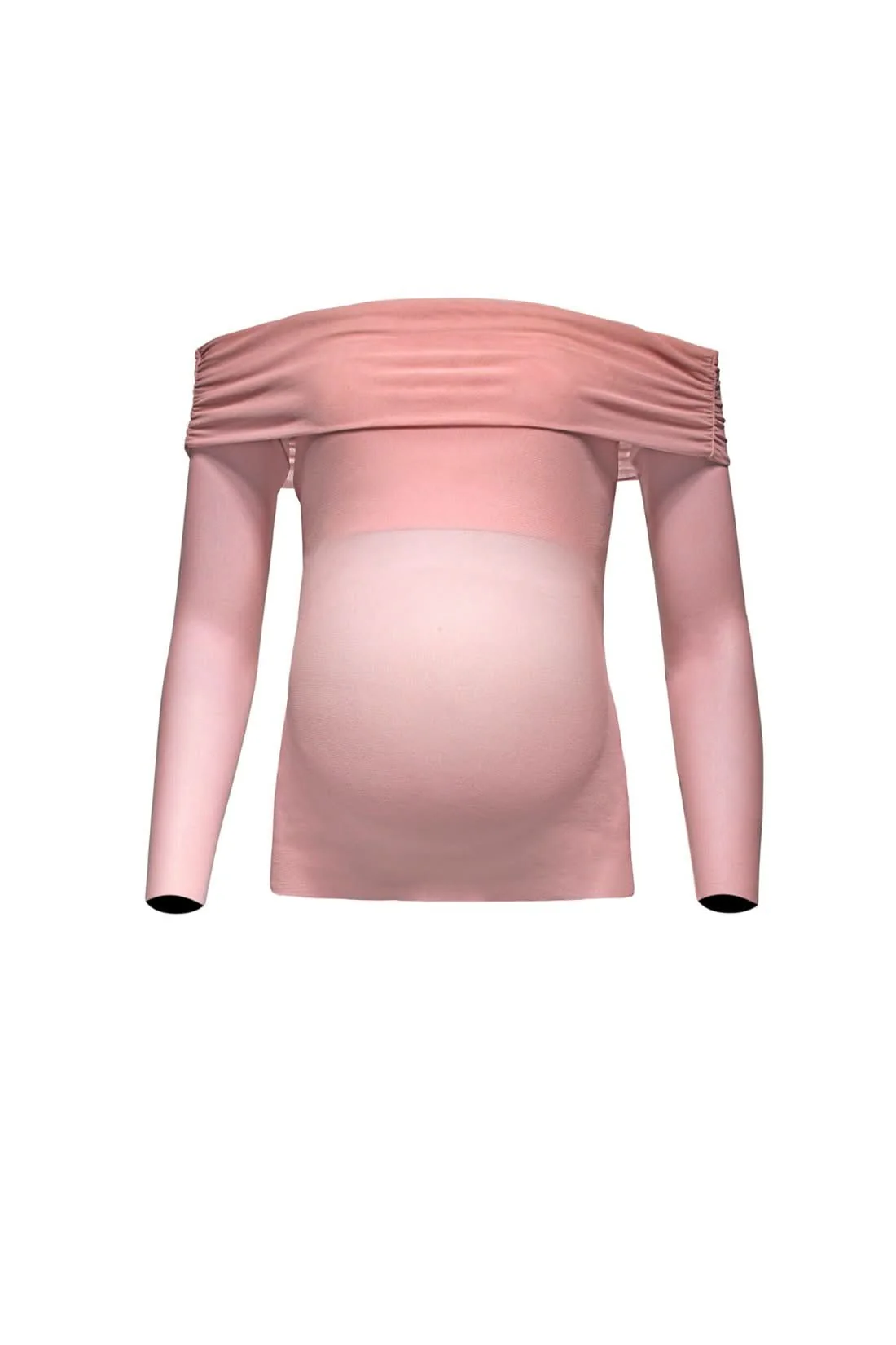 Off The Shoulder Soft Mesh Top - Image 7