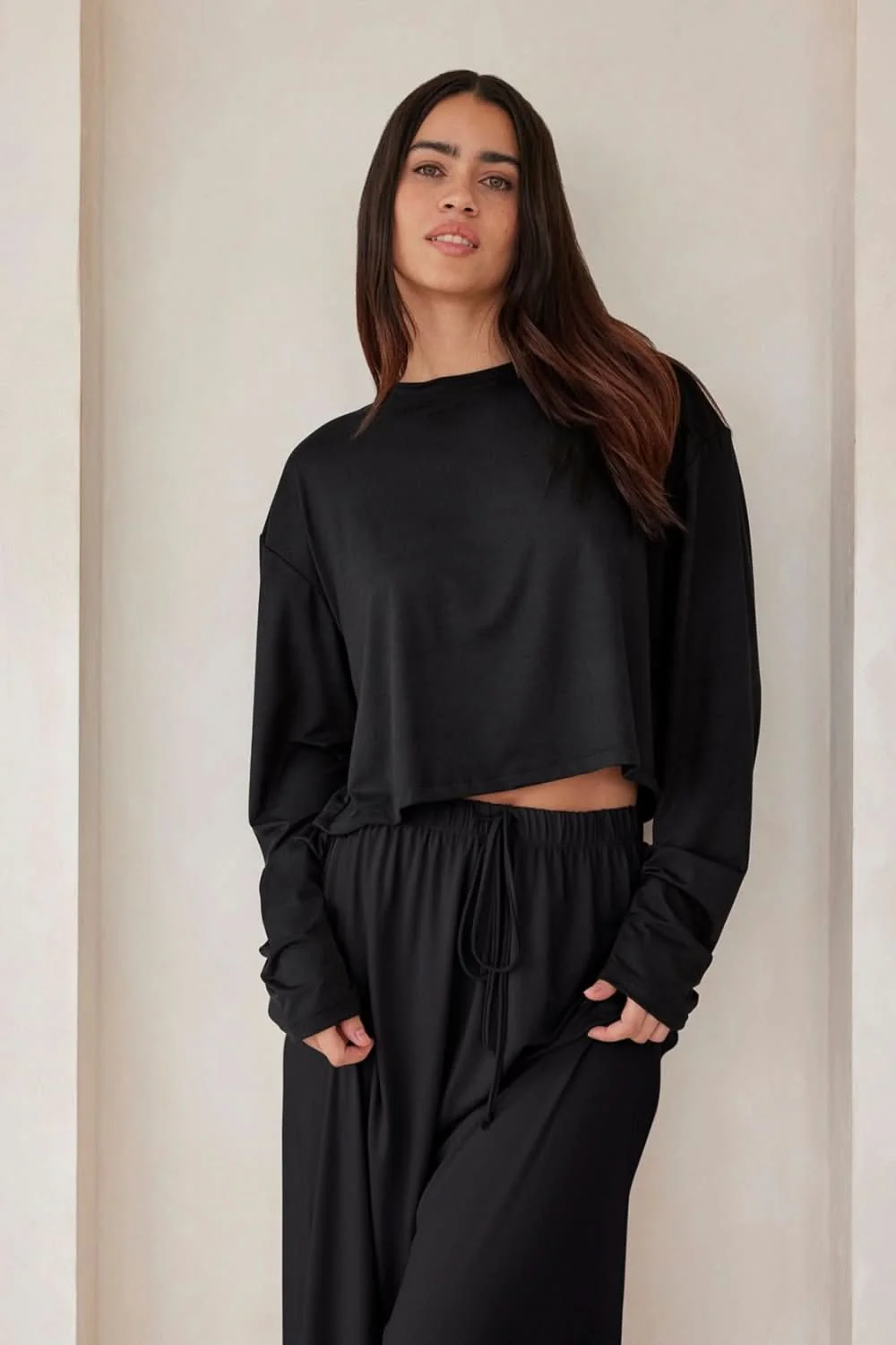 The Cloud Long Sleeve Crop Tee - Image 22
