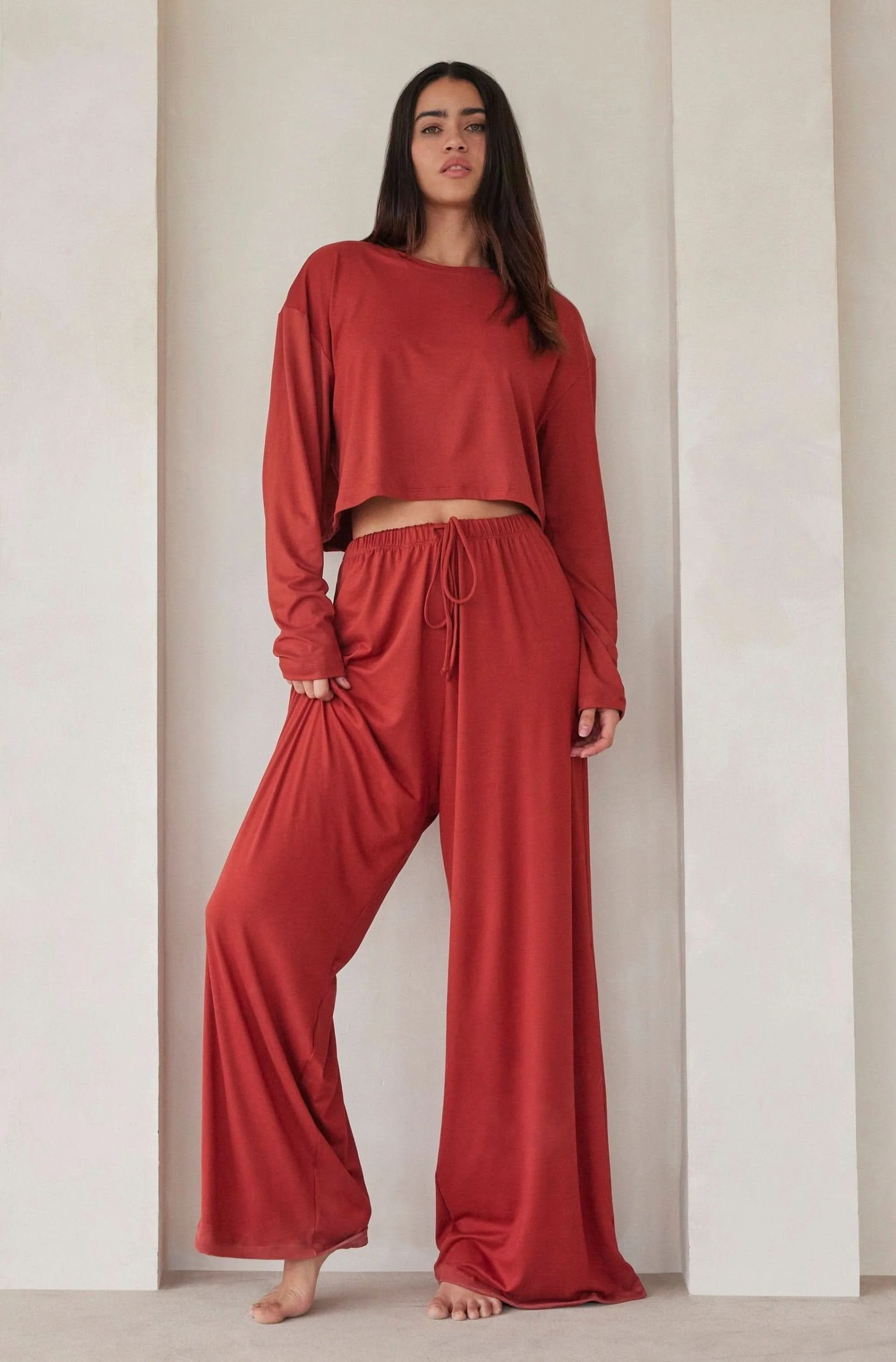 The Cloud Long Sleeve Crop Tee - Image 27
