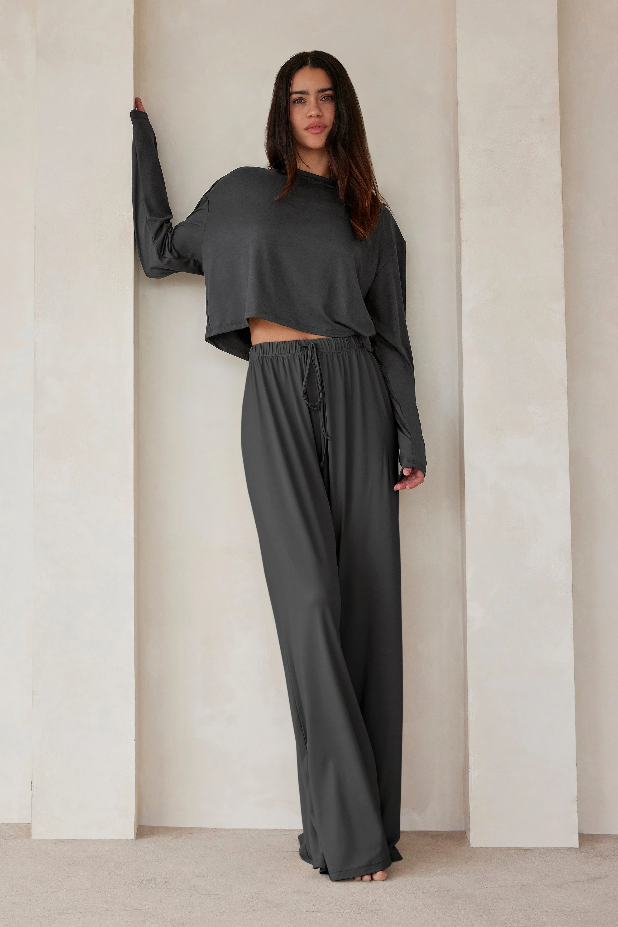 The Cloud Long Sleeve Crop Tee - Image 30