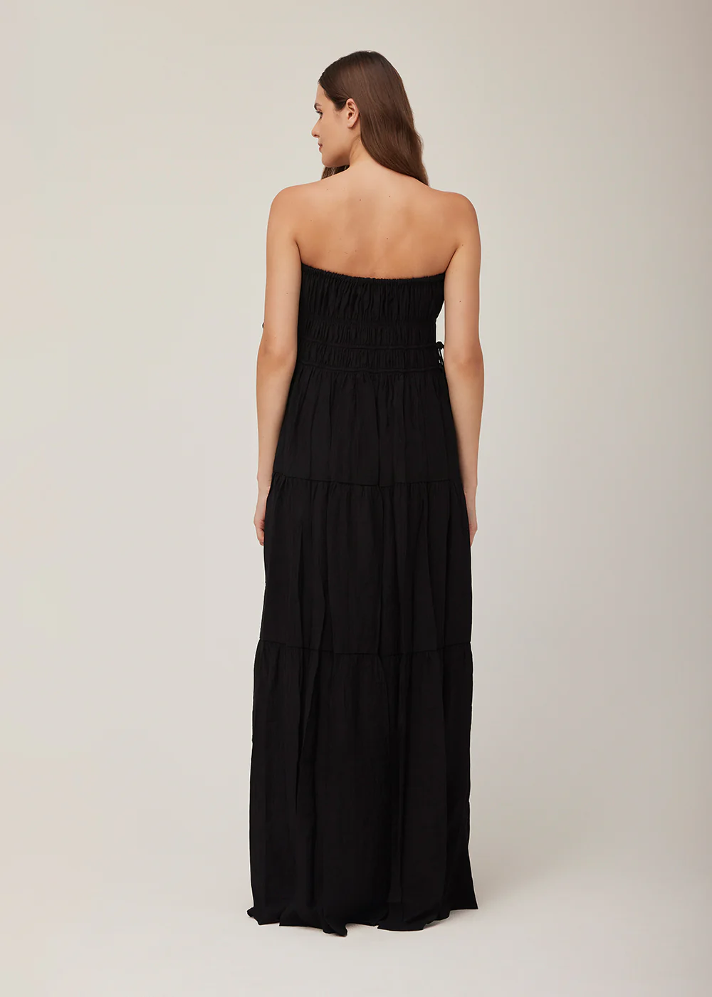 Shirred Strapless Gown - Image 12