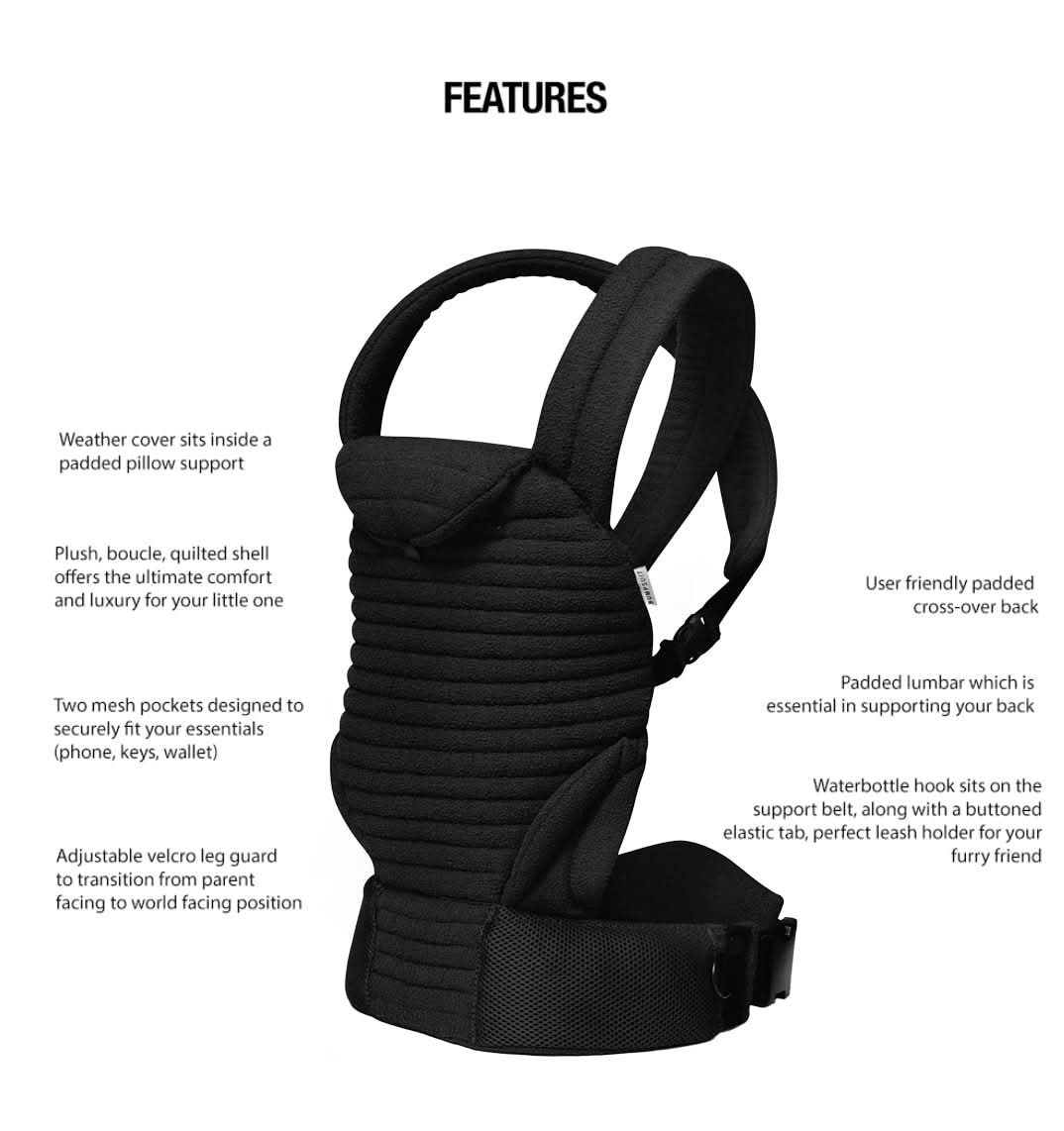 The Armadillo Baby Carrier - Black - Image 8