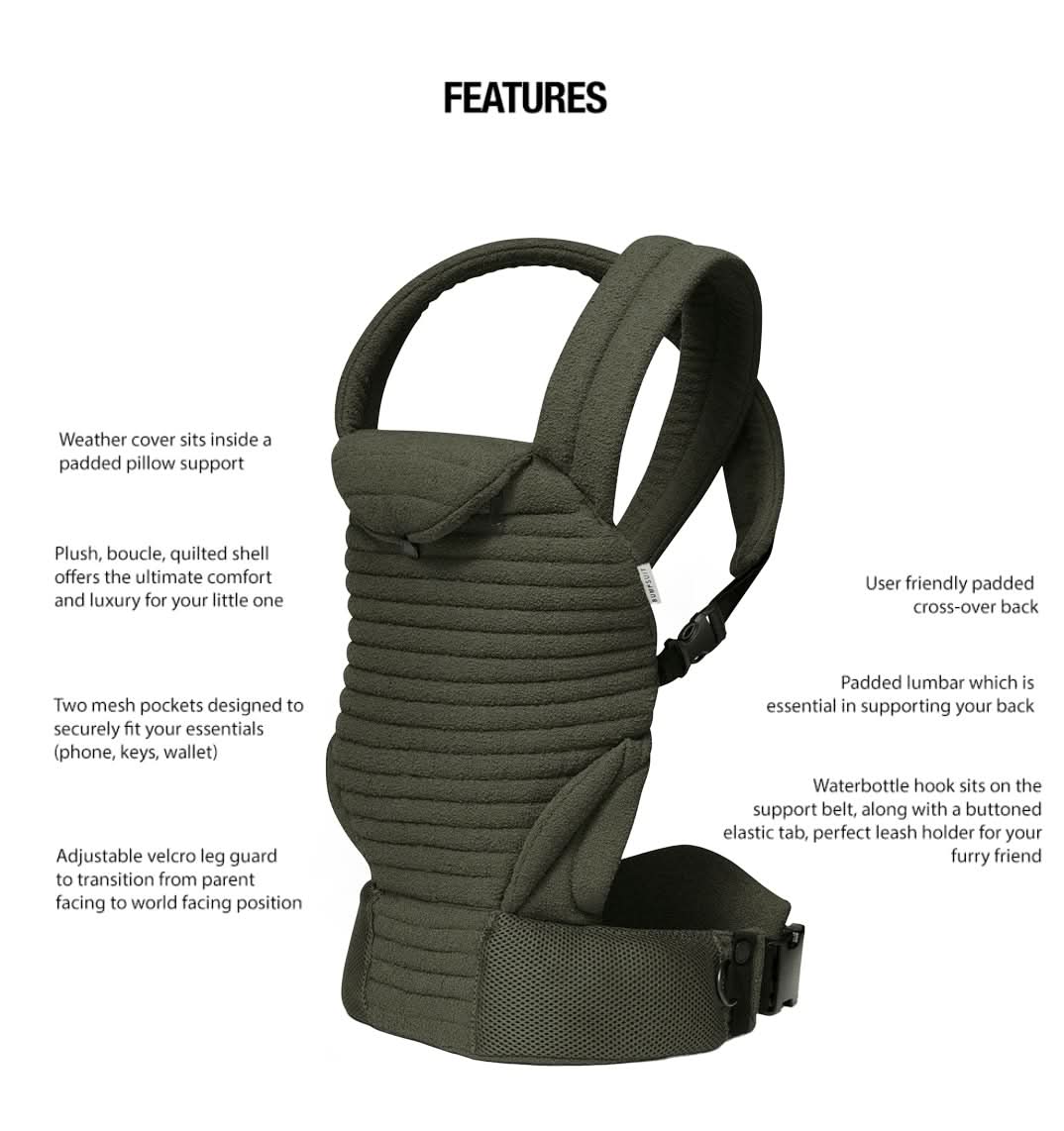 The Armadillo Baby Carrier - Forest - Image 4
