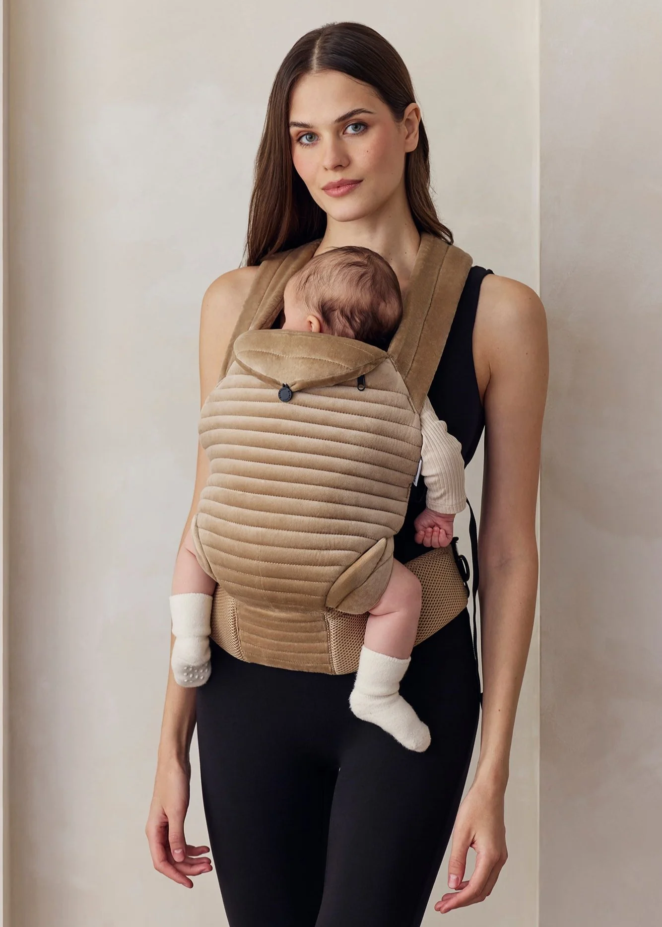 The Armadillo Baby Carrier - Dune Velvet - Image 6