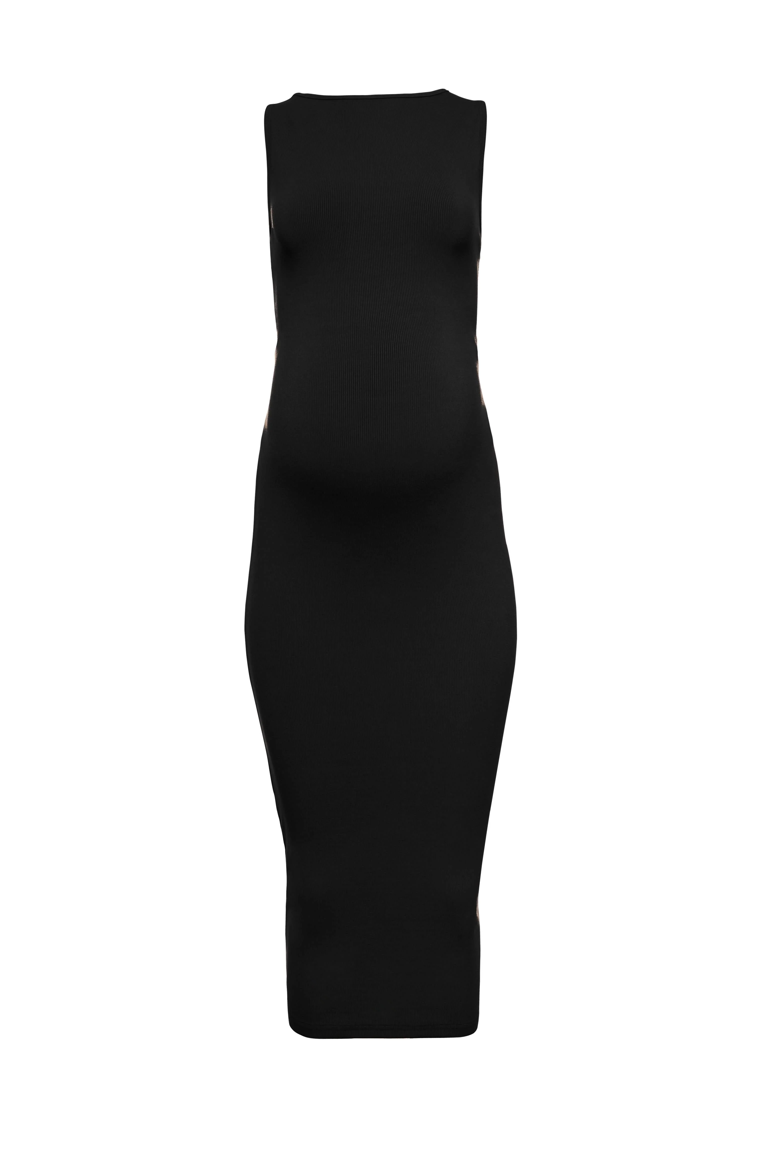 Sculpting Rib Boatneck Midi Dress - Image 10