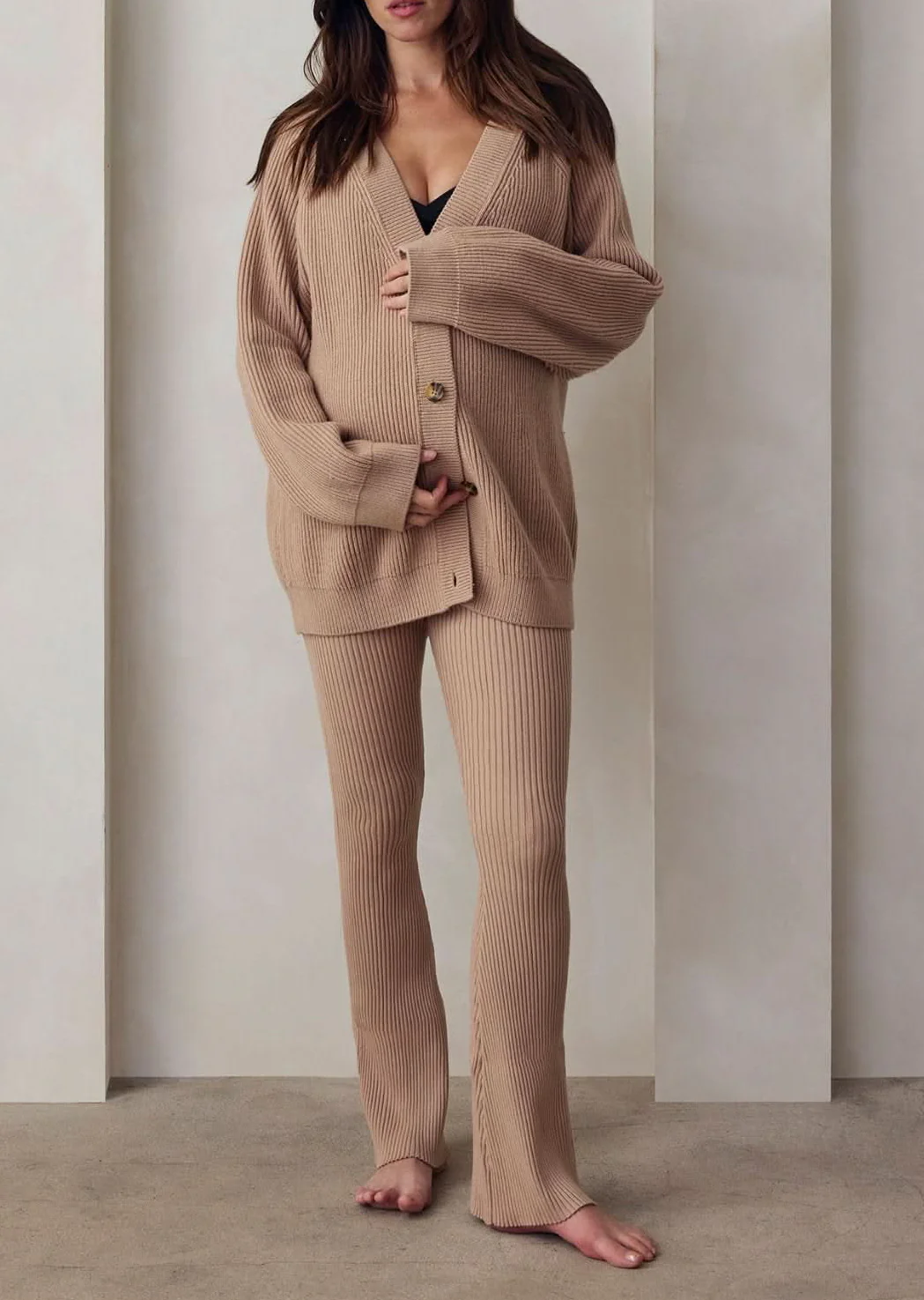 Cozy Knit Flare Pant - Image 10