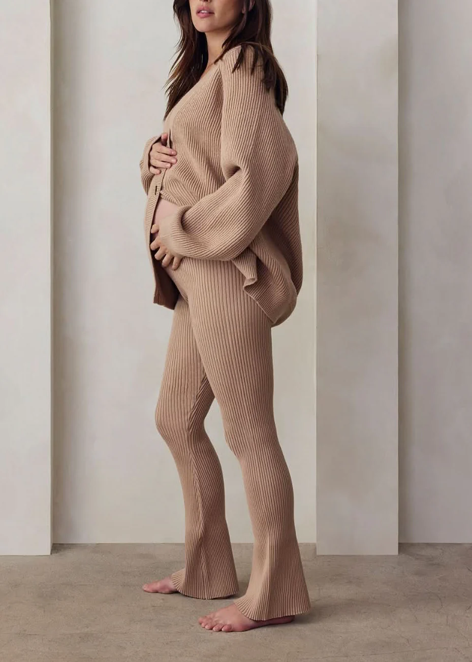 Cozy Knit Flare Pant - Image 9