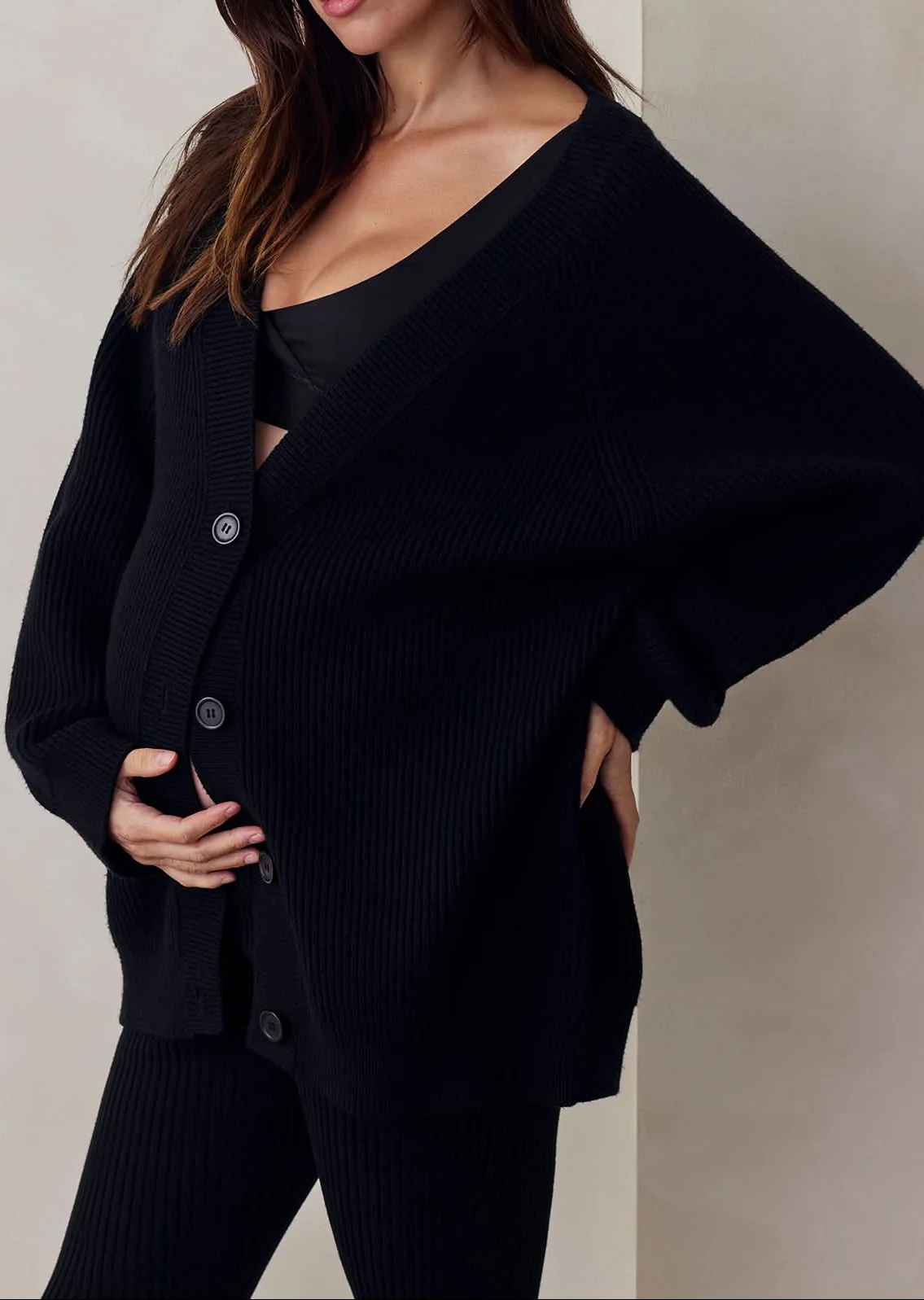 Cozy Knit Ribbed Cardigan - Image 13