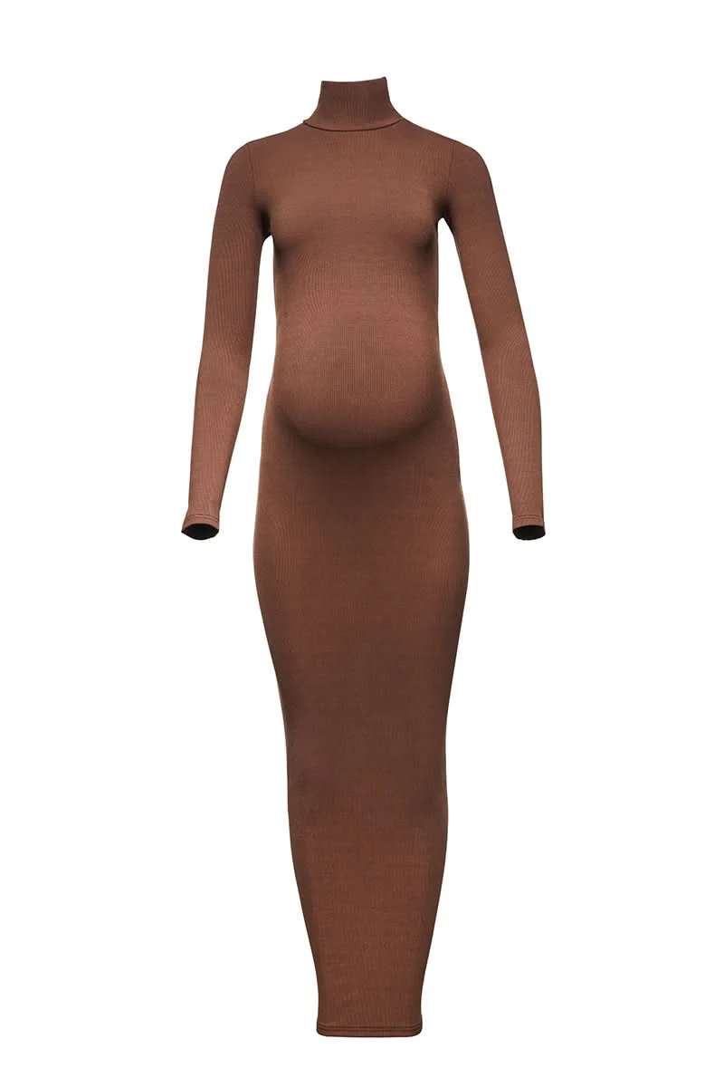 Sculpting Rib Long Sleeve Dress - Image 11