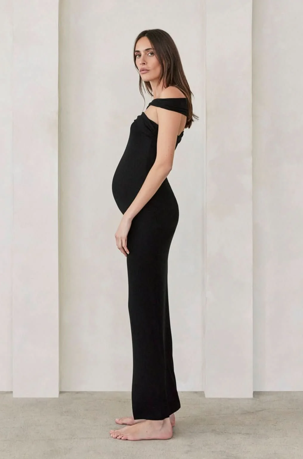 Soft Rib Maxi Cross-Over Dress - Image 4