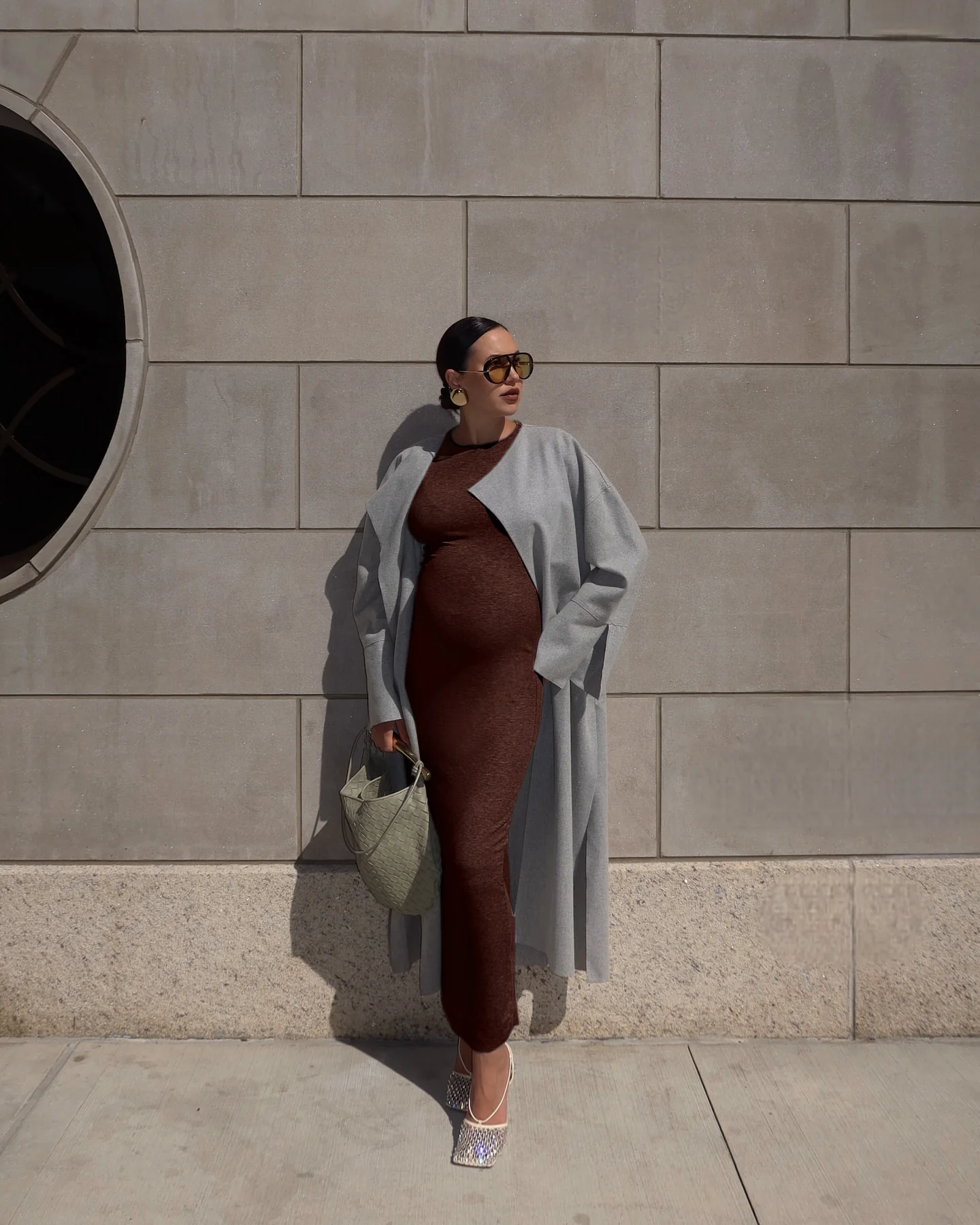 Soft Rib Maxi Long Sleeve Dress - Image 18