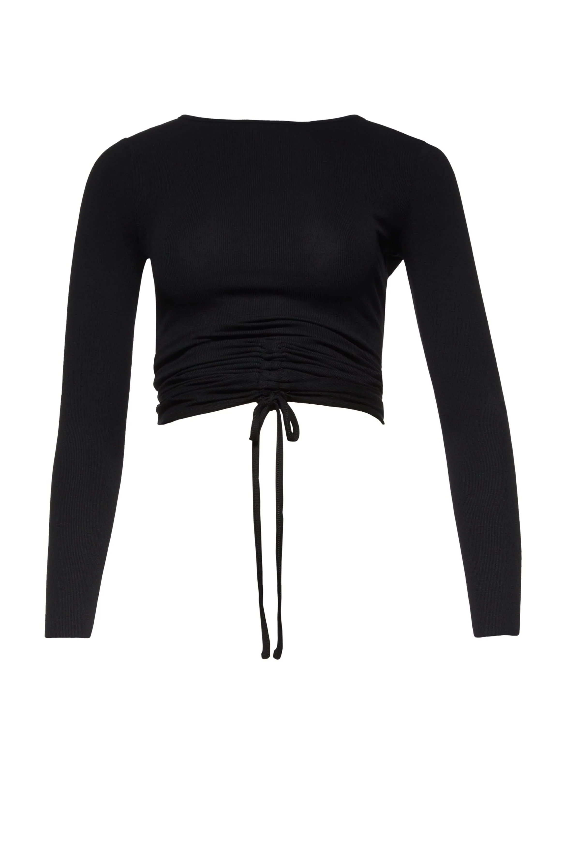 Soft Rib Long Sleeve Top - Image 4